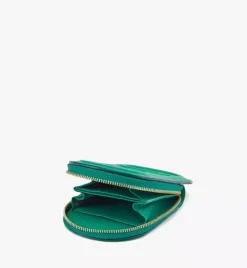 Mode Travia Logo Card Holder In Spanish Nappa Leather