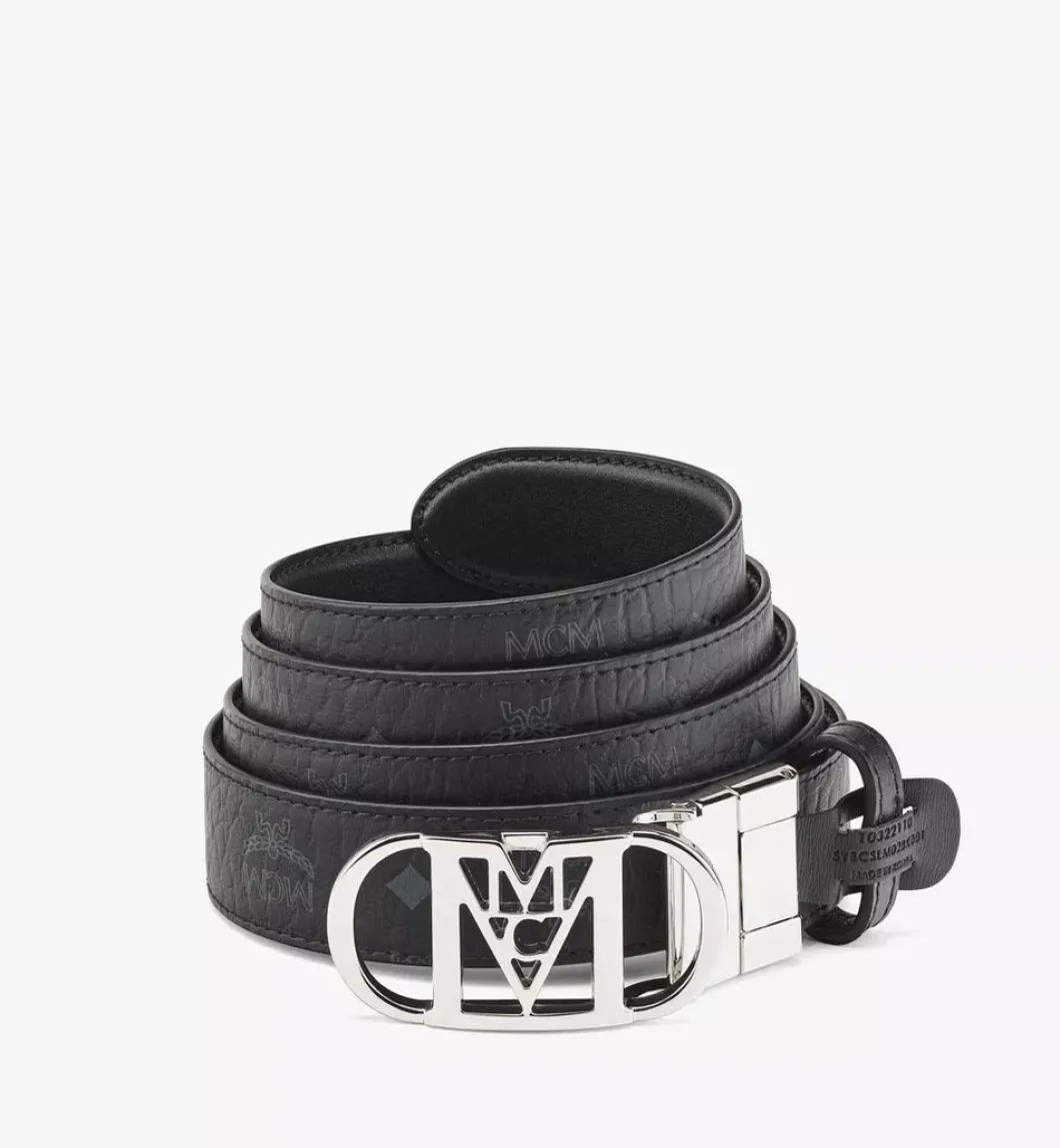 Mode Travia Reversible Belt 1" In Embossed Leather