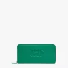 Mode Travia Zip Around Wallet In Spanish Nappa Leather