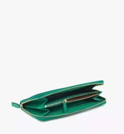 Mode Travia Zip Around Wallet In Spanish Nappa Leather