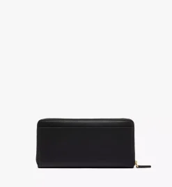 Mode Travia Zip Around Wallet In Spanish Nappa Leather