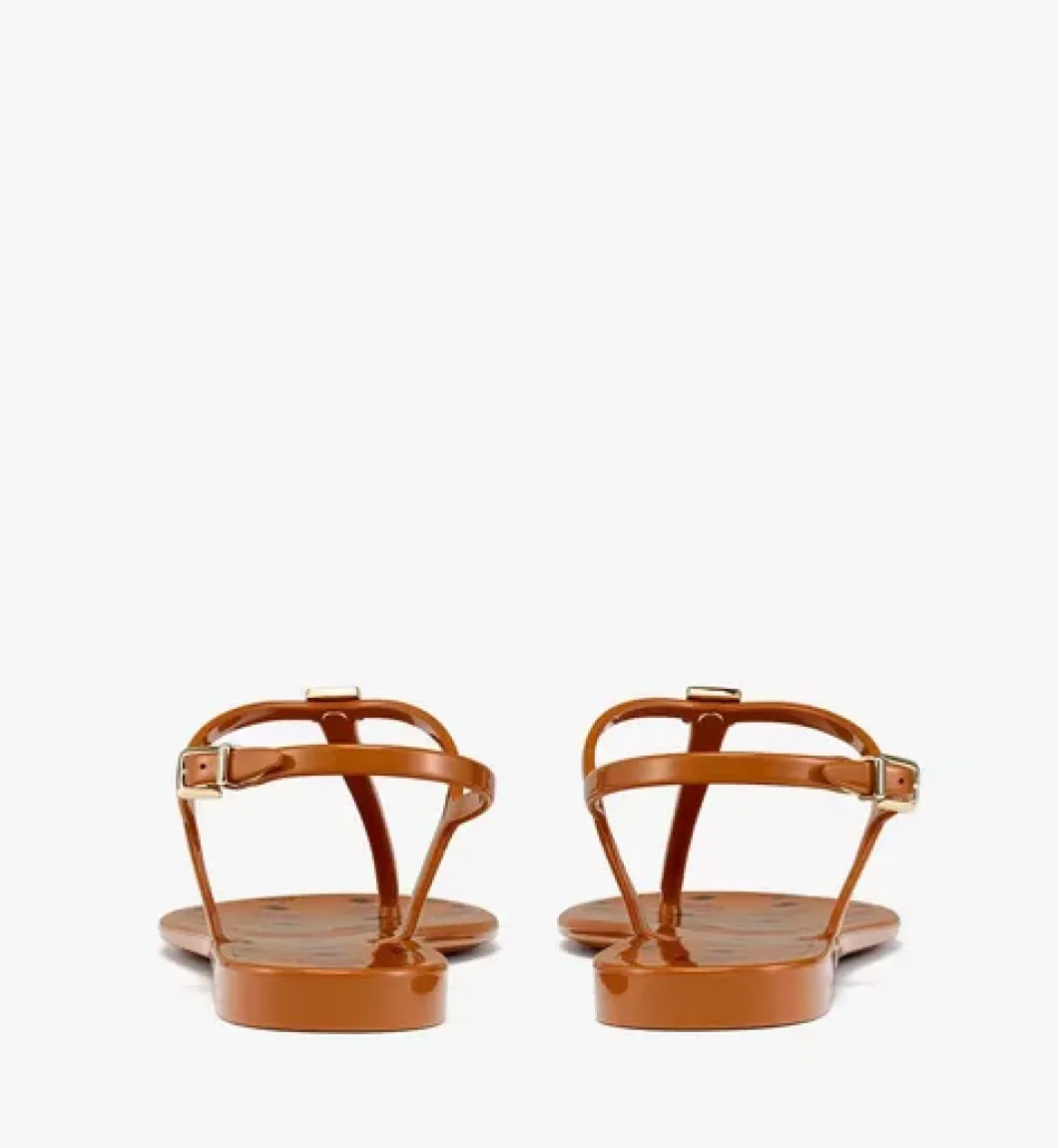 Monogram Jelly Sandals