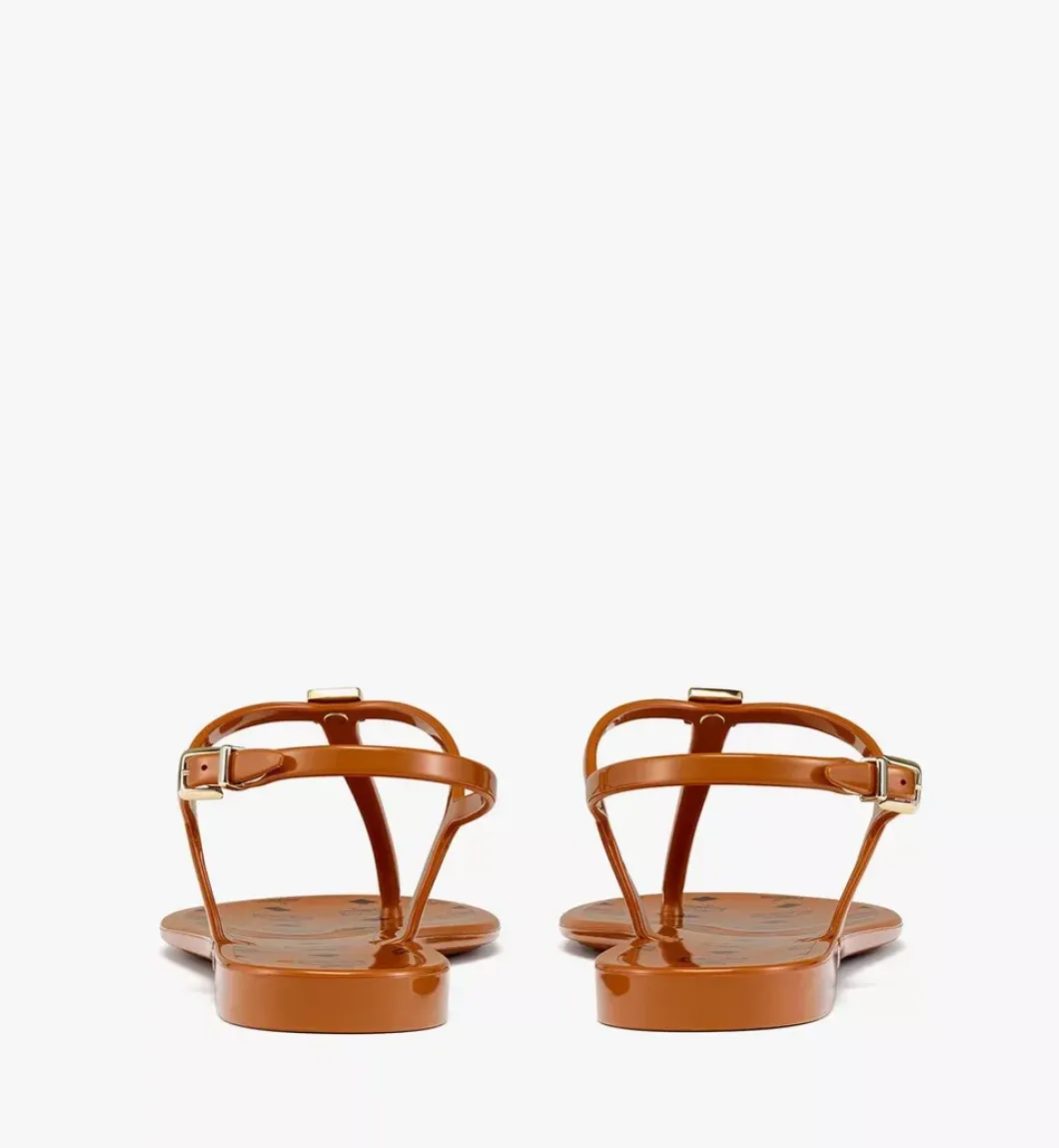 Monogram Jelly Sandals