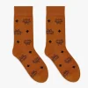 Monogram Knit Socks