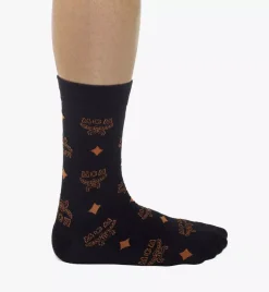 Monogram Knit Socks