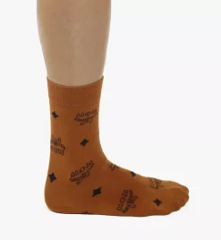 Monogram Knit Socks