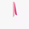 Monogram Print Petite Silk Scarf