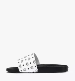 Monogram Print Rubber Slides
