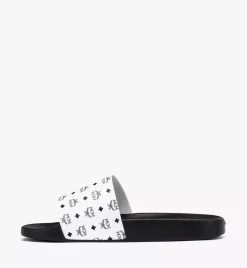 Monogram Print Rubber Slides