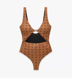 Monogram Print Swimsuit