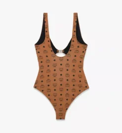 Monogram Print Swimsuit