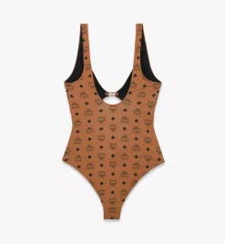 Monogram Print Swimsuit