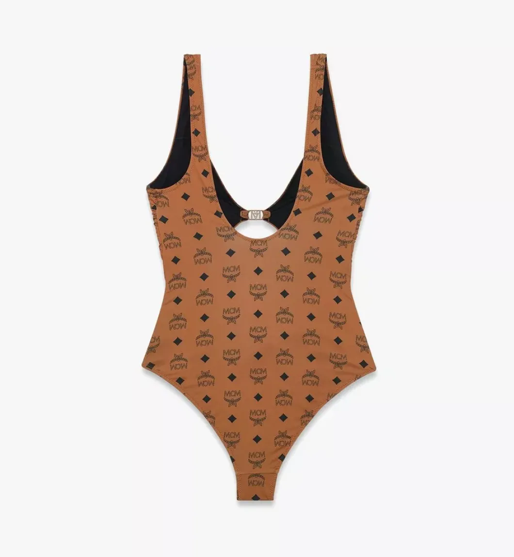 Monogram Print Swimsuit