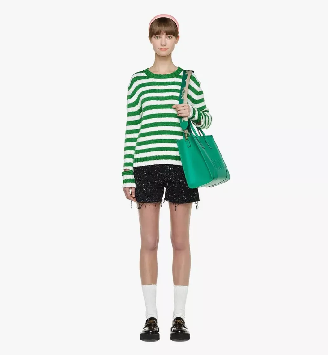 Munchen Tote In Spanish Calf Leather