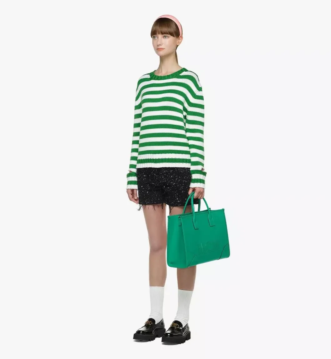 Munchen Tote In Spanish Calf Leather