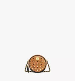 Orkestra Crossbody In Gold Studded Visetos