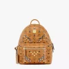 Retro M Studs Stark Backpack In Visetos