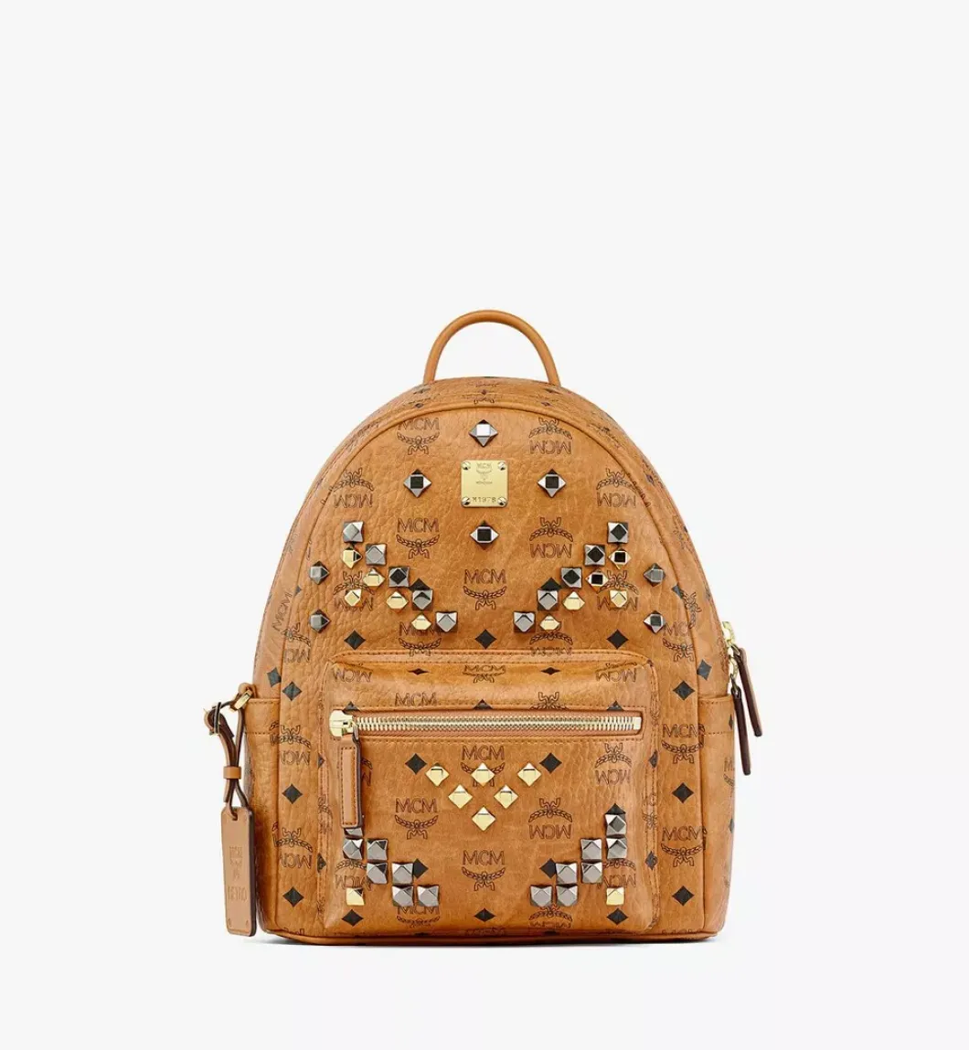 Retro M Studs Stark Backpack In Visetos
