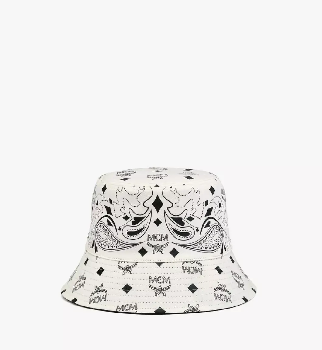 Reversible Bandana Monogram Bucket Hat