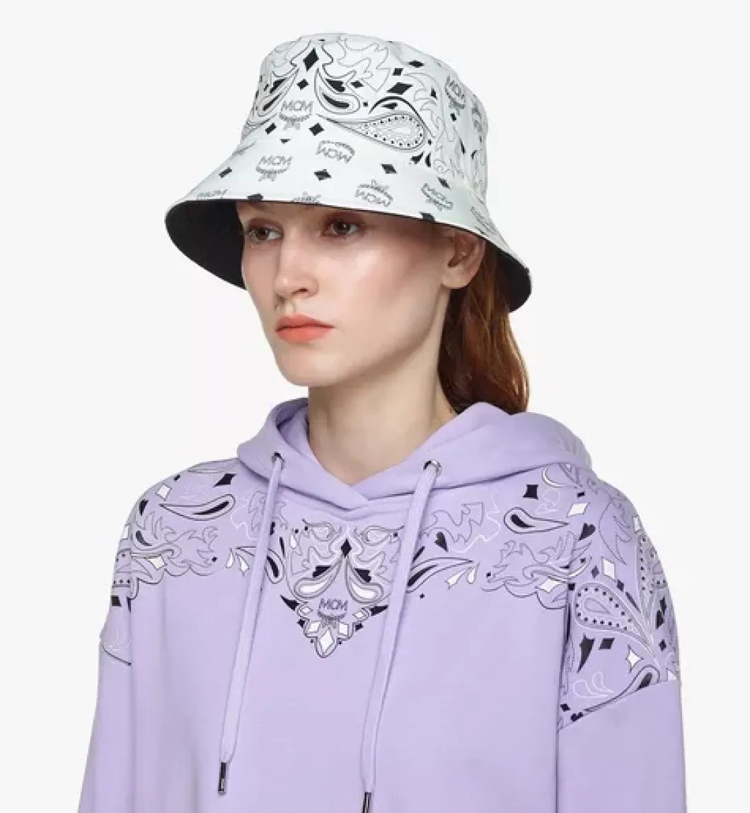 Reversible Bandana Monogram Bucket Hat