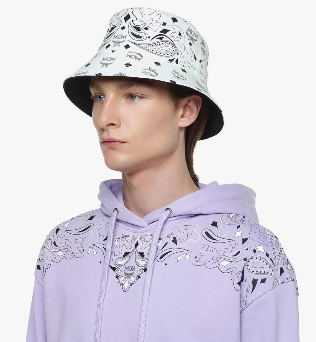 Reversible Bandana Monogram Bucket Hat