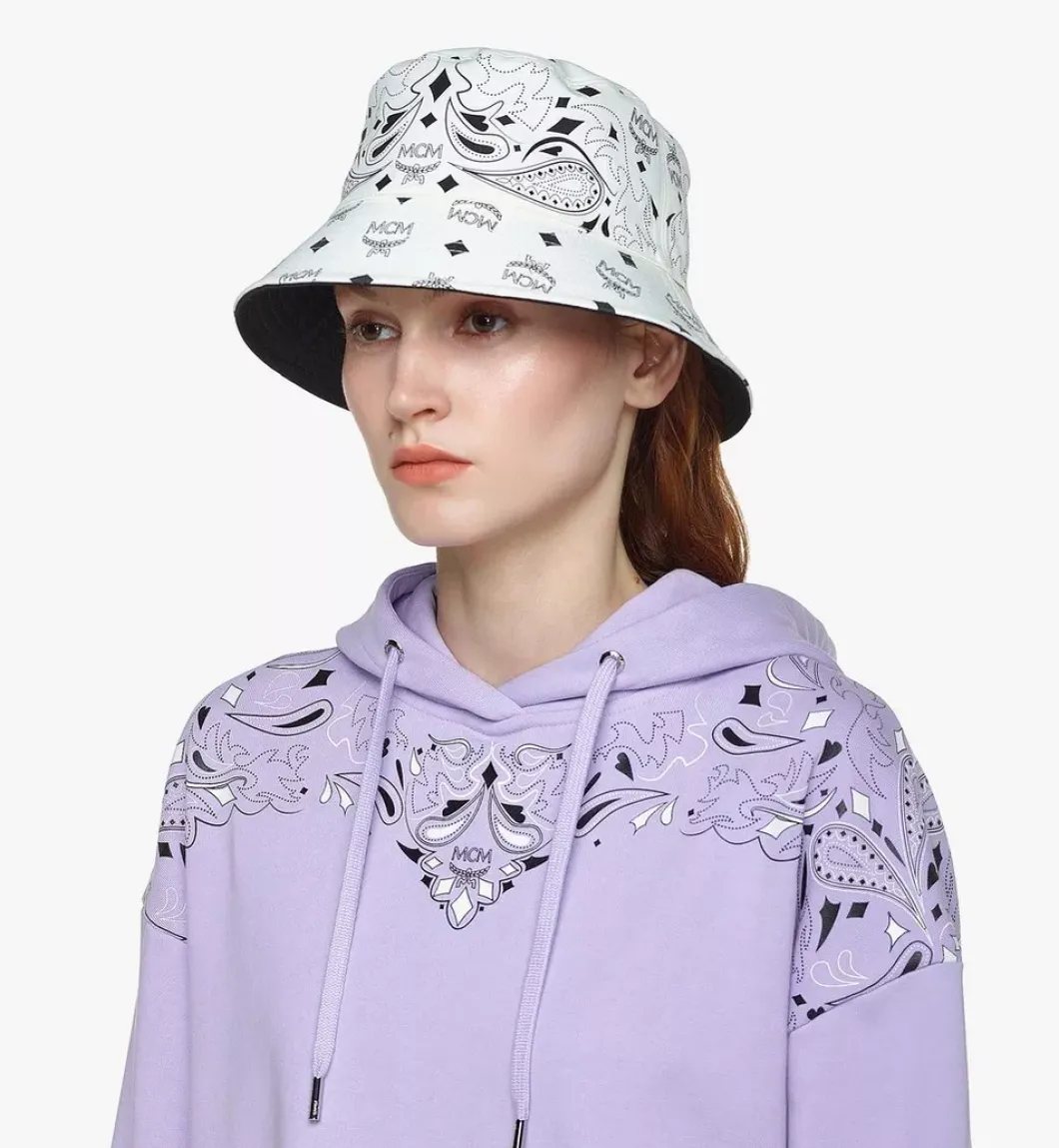 Reversible Bandana Monogram Bucket Hat