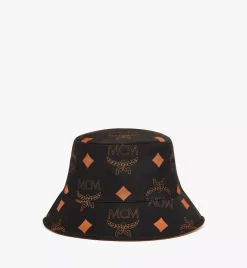 Reversible Monogram Bucket Hat In Recycled Polyester