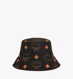 Reversible Monogram Bucket Hat In Recycled Polyester