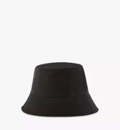 Reversible Monogram Print Cotton Bucket Hat