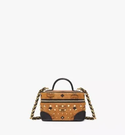 Rockstar Vanity Case In Gold Studded Visetos