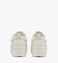 Skyward Platform Sneakers In Saffiano Leather