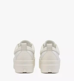 Skyward Platform Sneakers In Saffiano Leather