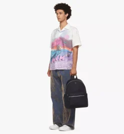 Stark Backpack In Cubic Jacquard Nylon