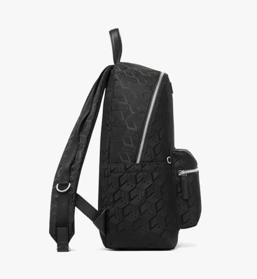 Stark Backpack In Cubic Jacquard Nylon