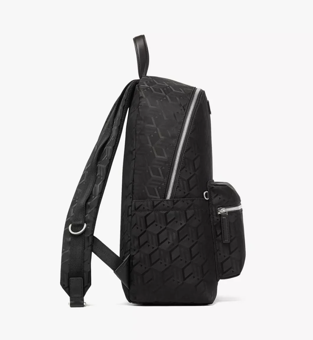 Stark Backpack In Cubic Jacquard Nylon