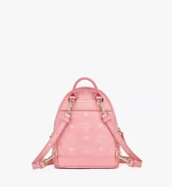 Stark Bebe Boo Side Studs Backpack In Visetos