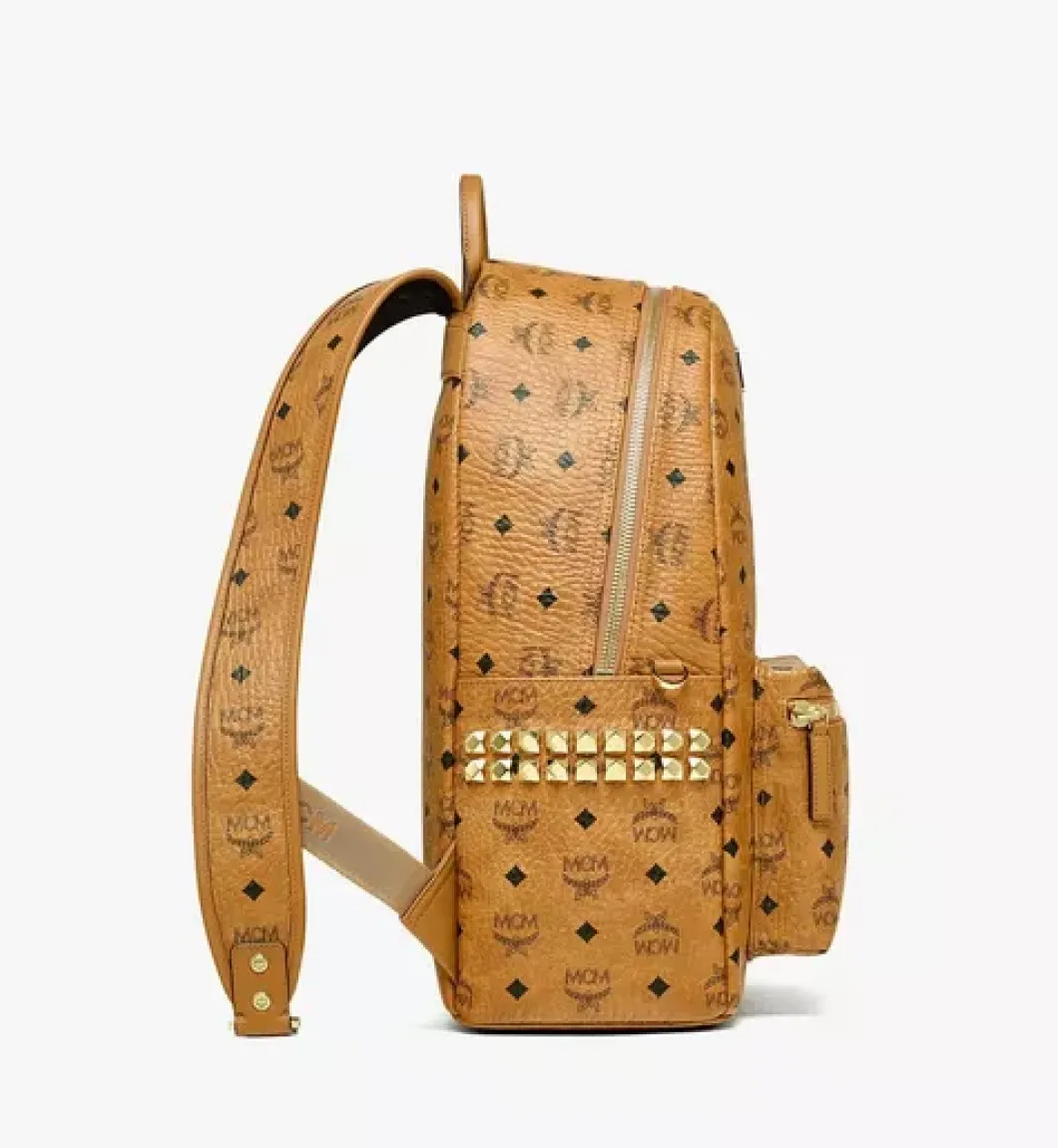 Stark Side Studs Backpack In Visetos
