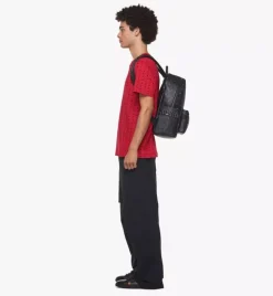 Stark Side Studs Backpack In Visetos