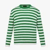 Striped Sweater In Merino Wool