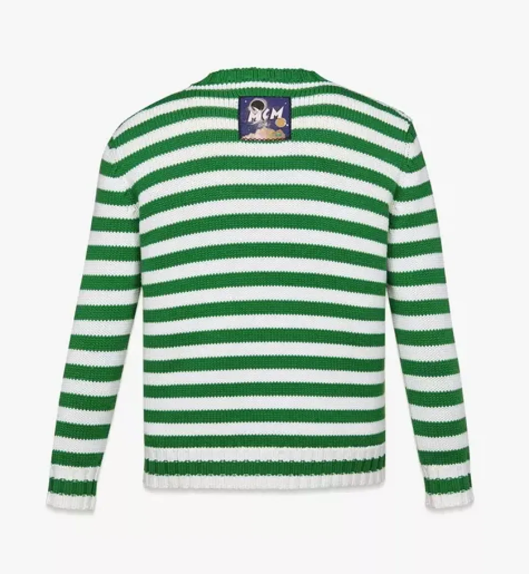 Striped Sweater In Merino Wool