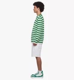 Striped Sweater In Merino Wool