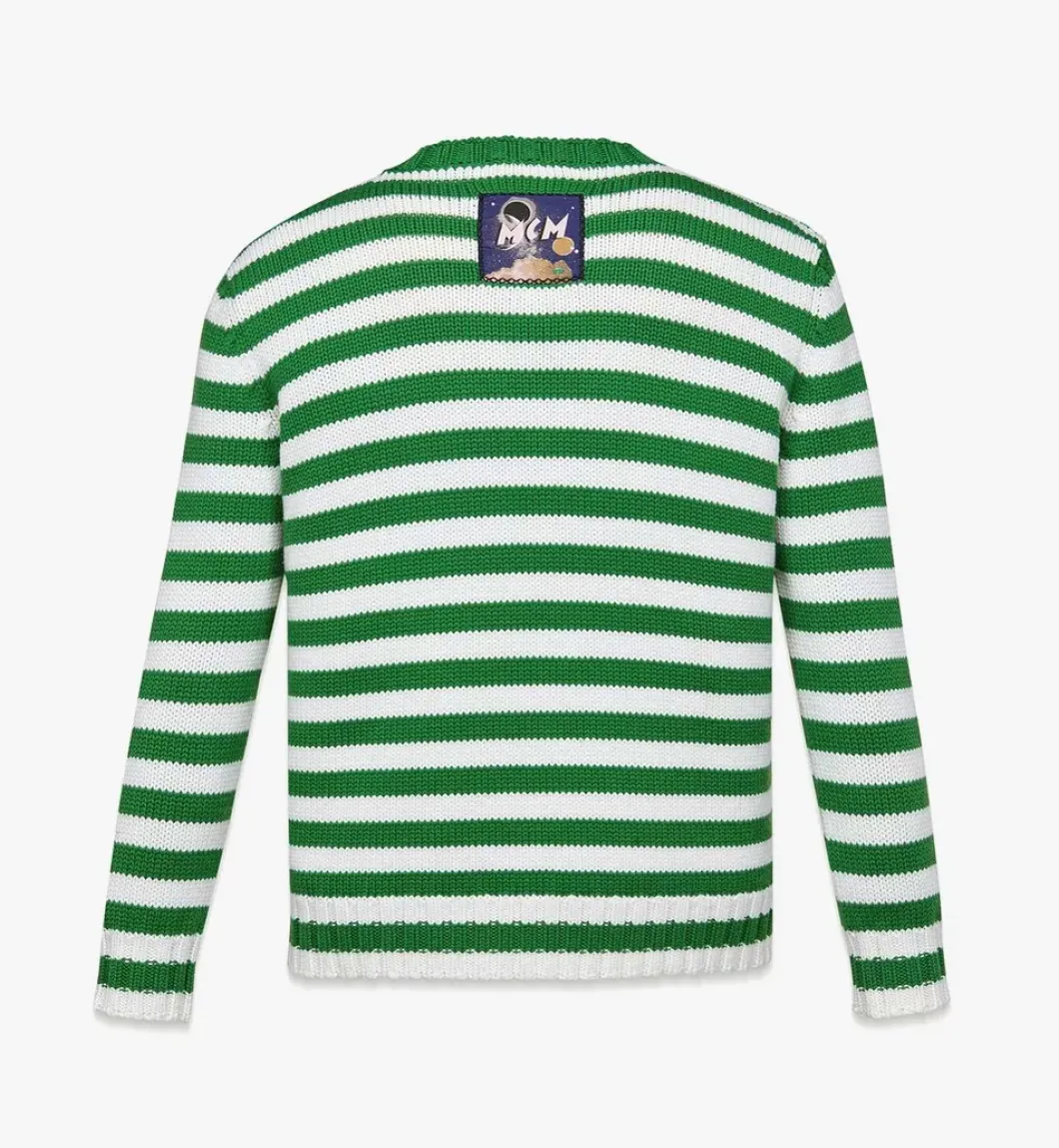 Striped Sweater In Merino Wool