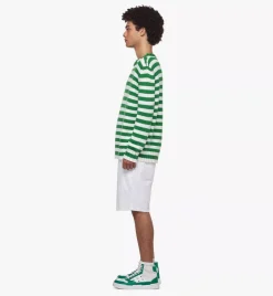 Striped Sweater In Merino Wool
