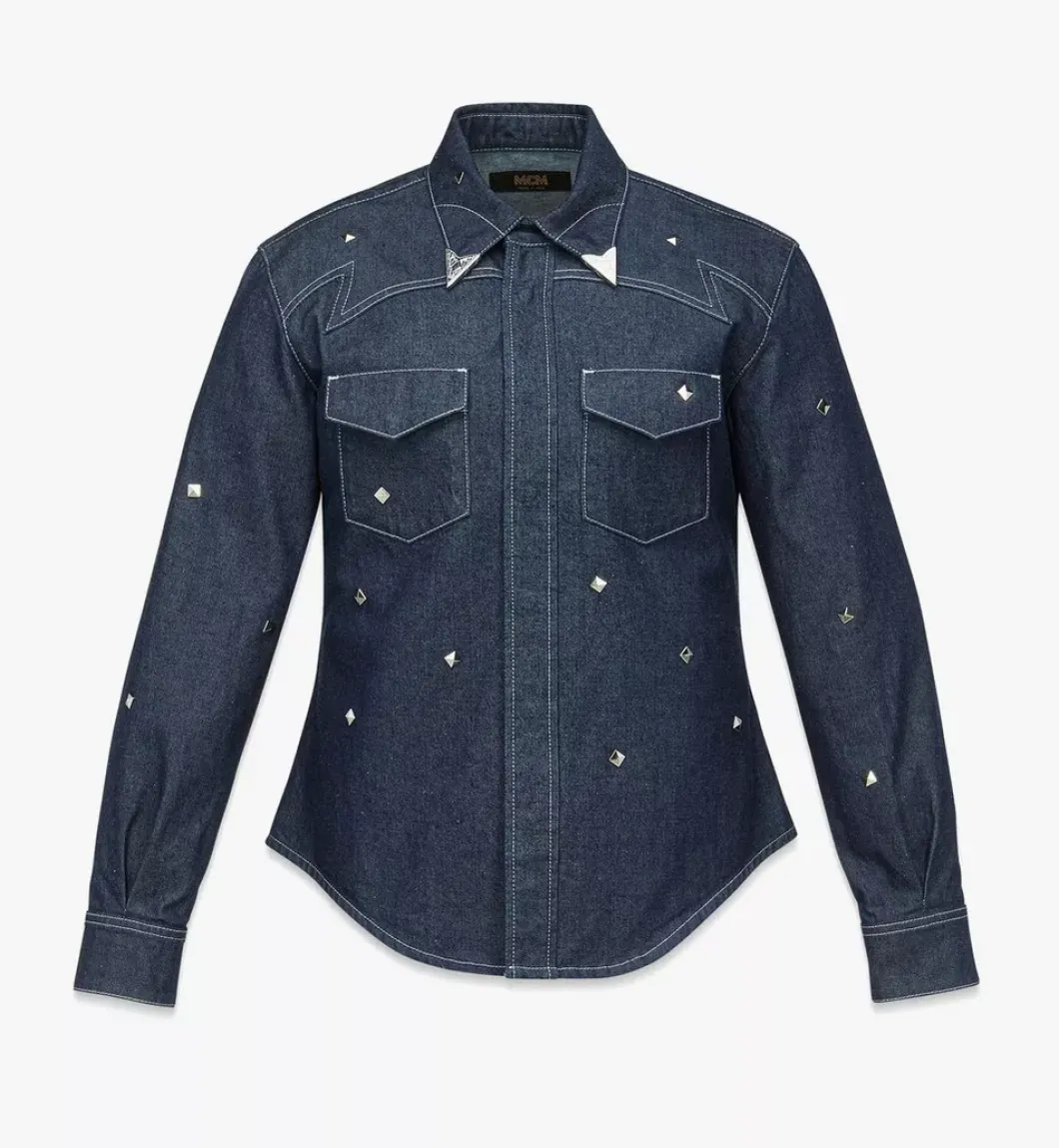 Studded Denim Shirt