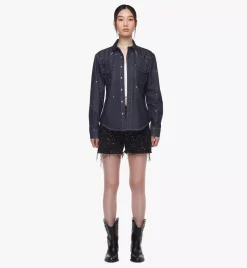 Studded Denim Shirt