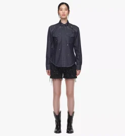 Studded Denim Shirt