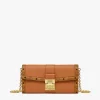 Tracy Chain Wallet In Leather Visetos Mix