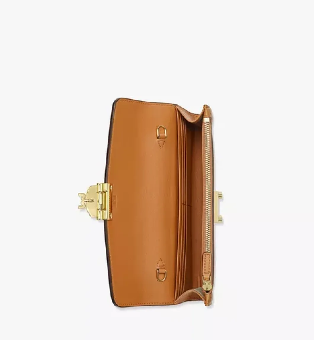 Tracy Chain Wallet In Leather Visetos Mix