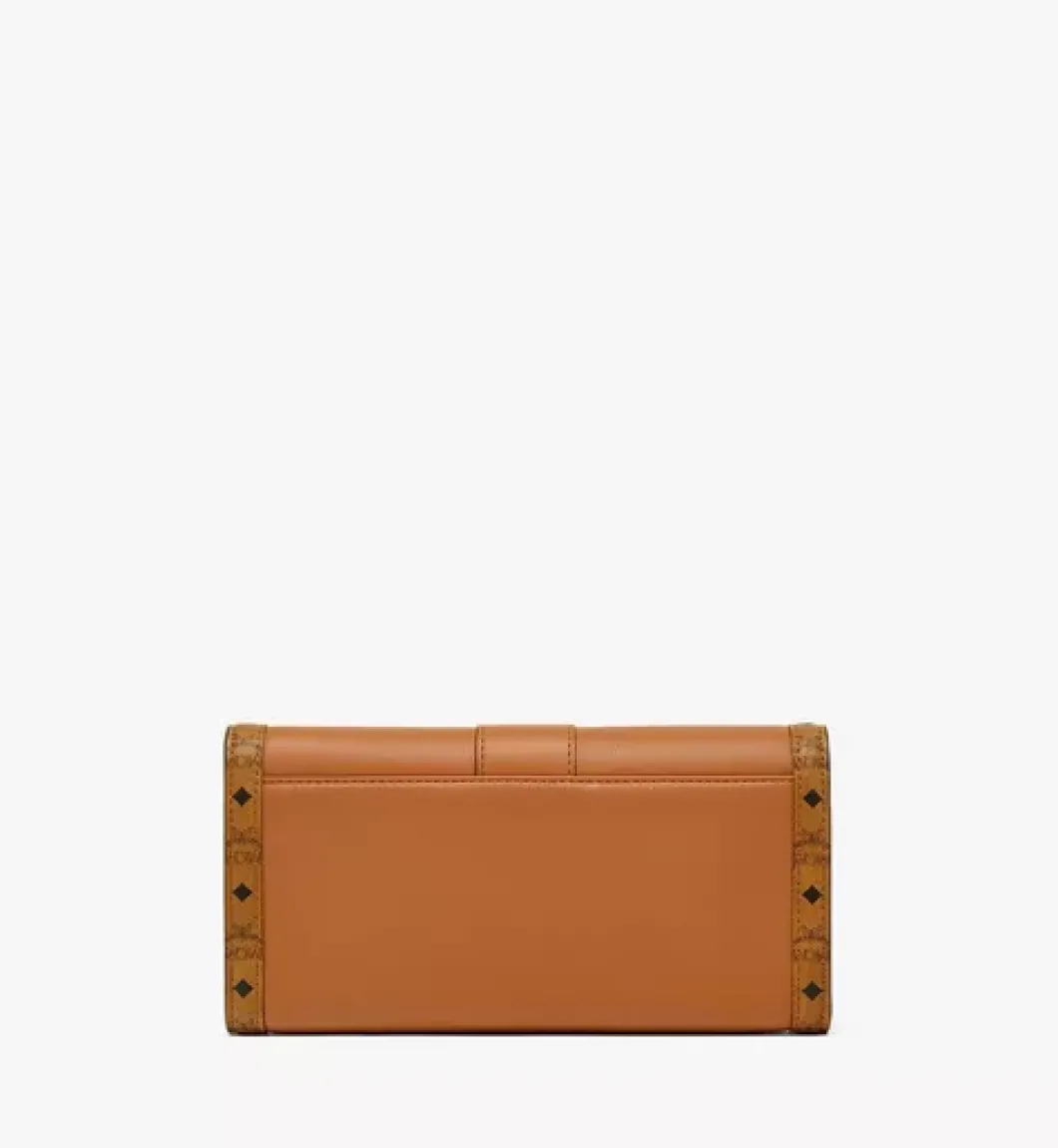 Tracy Chain Wallet In Leather Visetos Mix