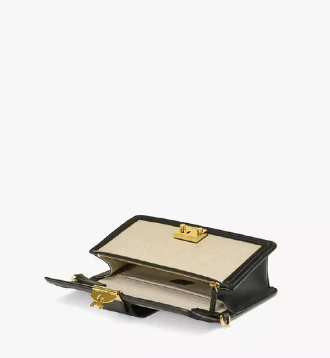 Tracy Shoulder Bag In Linen Leather Mix